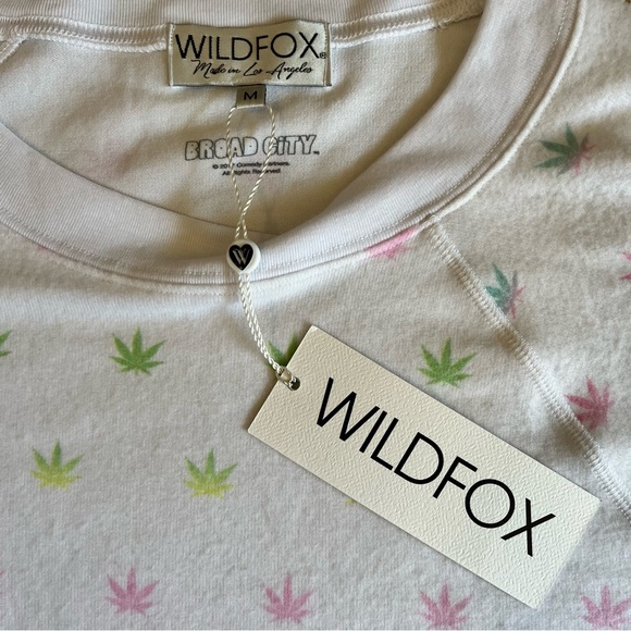 Wildfox x broad city Pastel Reefer Sommers Sweatshirt size Medium - Picture 7 of 11